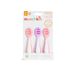 Munchkin Gentle Dip Multistage Lepels | Leerlepels voor baby's van 4 maanden | Ideaal voor zelfstandig leren van voeding | Ergonomisch design | Roze en Paars | 3 stuks