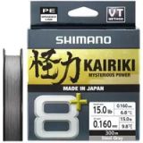 Lijn Shimano Lijn Kairiki 8+, 300 m, 0,315 mm, 39,9 kg, grijs