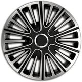 AutoStyle Wieldoppen Set Motion 15 Inch Silver/Black