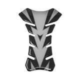 Tankpad Tankpad 3D sticker voor motorfiets kleuren grijs 13 x 19 cm