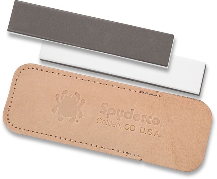 Spyderco Medium en Fine Pocket Stone Messenslijper - Wit - 303MF