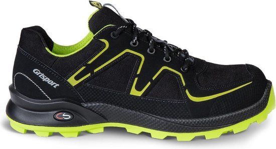 Grisport werkschoenen/-laarzen Grisport Cross Safety Xtrail Werkschoen S3 - Zwart/Lime - Maat 43