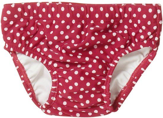 Playshoes Zwemluier Rood Witte Stippen 62/68