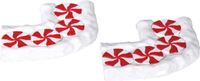 Lemax Candy Cane Lane Curved Set of 2