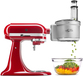 KitchenAid 5KSM2FPA Food Processor Attachment Set - Silver