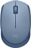 Logitech Draadloze muis, M171, Ambidextre, 2.4 GHz, 1000 DPI, Blauw-grijs