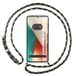 Tumundosmartphone Transparante beschermhoes voor Xiaomi Redmi Note 13 5G, met koord, in groen/goud