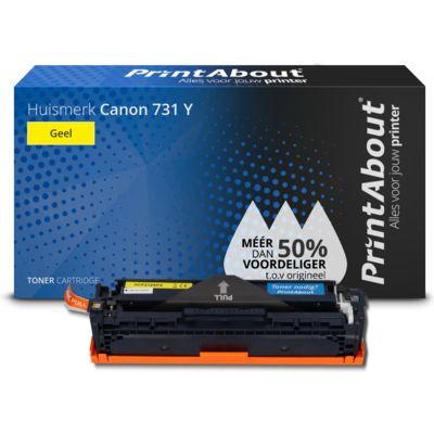 PrintAbout Huismerk Canon 731 Y Toner Geel