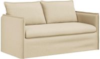 vidaXL Bank Crème Stof 156 x 82 x 85 cm