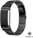 Strap-it Stalen Smartwatch bandje - Geschikt voor Fitbit Charge 2 luxe metalen bandje - noir