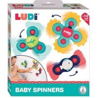 Ludi Babyhandspinners – roterend speelgoed met zuignap – speelgoed voor baby's – vanaf 10 maanden