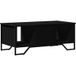Table basse Table de salon Table de café noir 100x51x40 cm bois d'ingénierie