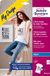 AVERY Zweckform 20 textielfolies, T-shirt zelf vormgeven, T-shirt bedrukken (strijkfolie, licht textiel, DIN A4, bedrukbare T-shirtfolie om op te strijken, transferfolie voor inkjetprinters) MD1010