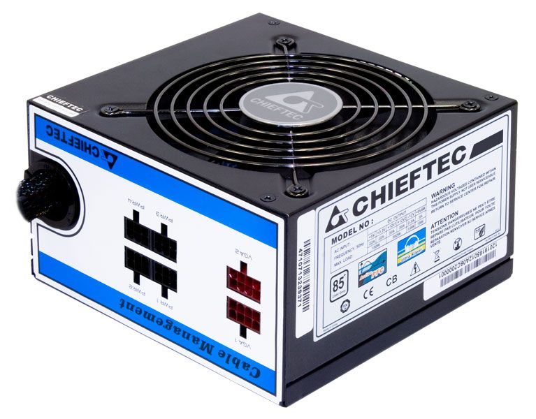 Chieftec CTG-650C - Voeding - Zwart