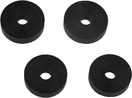 KIRCHHOFF Assortiment klepschijfpakkingen - Rubber - 4 x 15 x 4/4 x 16 x 4 mm voor Bovenstuk (2x2)