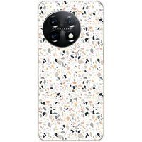 1001 coques OnePlus Bedrukt siliconen hoesje compatibel met OnePlus 11 5G terrazzo color