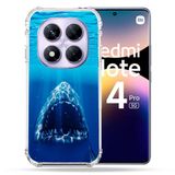 Cokitec Versterkte hoes voor Xiaomi Redmi Note 14 Pro 5G dier haai tand