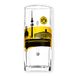 Borussia Dortmund BVB Bierglas Bierpul Skyline, geel
