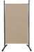 Quick-star Paravent 180 x 78 cm Stoff Raumteiler Klein Stellwand Trennwand Balkon Sichtschutz Sable