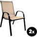 Aga 2x Chaise De Jardin Mr4400be-2 Beige