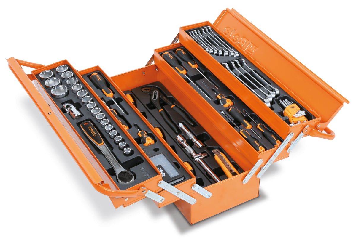 Beta BW 2120L-E/T91 Gereedschapskist met 91-delig assortiment gereedschappen