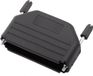 encitech DPPK50-BK-K 6260-0101-05 D-sub behuizing Aantal polen: 50 Kunststof 180 ° Zwart 1 stuk(s)