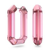 Swarovski Dames-Oorringen Aluminium Swarovski-Kristal Roze