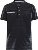 Craft Pro Control Button Jersey Jr 1906697 - Black/White
