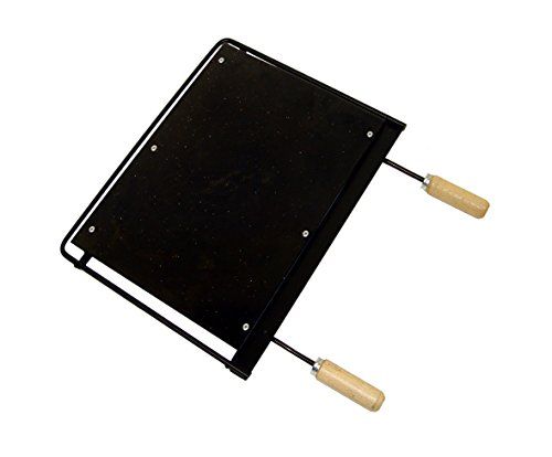 IMEX EL ZORRO grillplaat, geëmailleerd, 76 x 41 cm, zwart