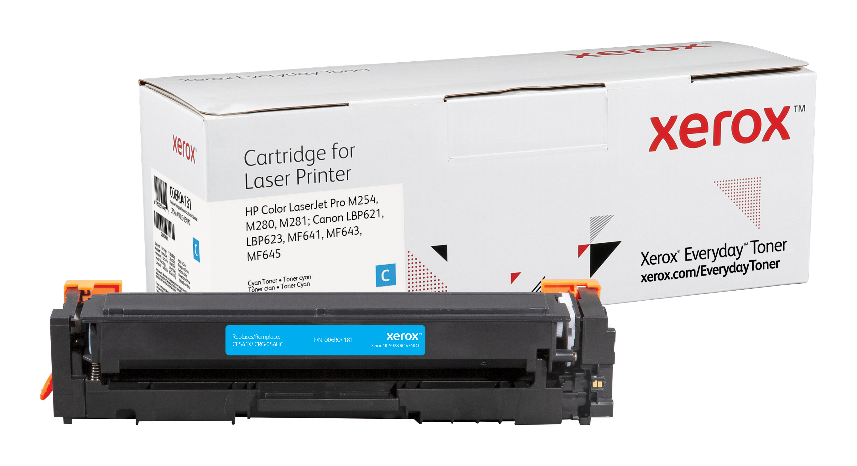 Xerox Everyday Cyaan Toner vervangt de HP 202X (CF541X/CRG-054HC)