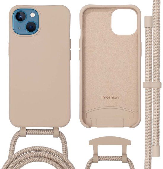 imoshion Color Backcover met afneembaar koord met MagSafe voor de Apple iPhone 13 - Nude