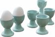 LOBERON Eierdopje set van 6 Biarré turquoise