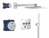 Grohe Grohtherm SmartControl inbouw regendoucheset – thermostatisch – 31 cm hoofddouche – antraciet knoppen – chroom