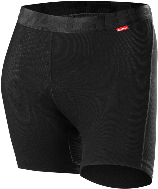 Löffler Löffler Transtex Light Fiets Ondershorts Dames, zwart