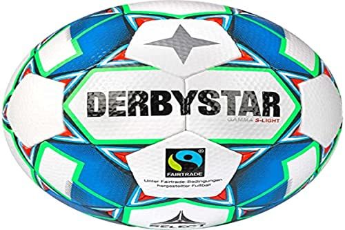 Derbystar Gamma S-Light V22 voetbal wit blauw groen 3