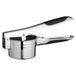 KitchenCraft Aardappelrijst/pureemaker met 2 rijstschijven, verchroomd metaal, 26 x 10 x 9 cm