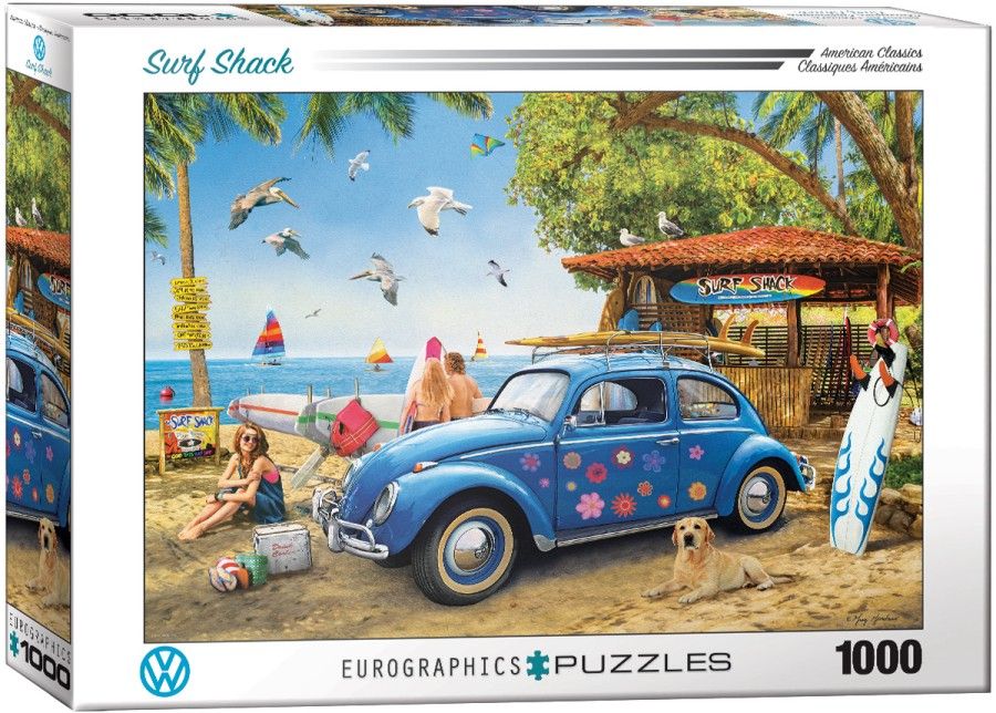 Eurographics VW Surf Shack Puzzel (1000 stukjes) - 0628136656832