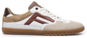 Floris van Bommel De Zaler 04.05 SFM-10233-60-02 Wit combi Heren Suède/Leer/Textiel Sneakers