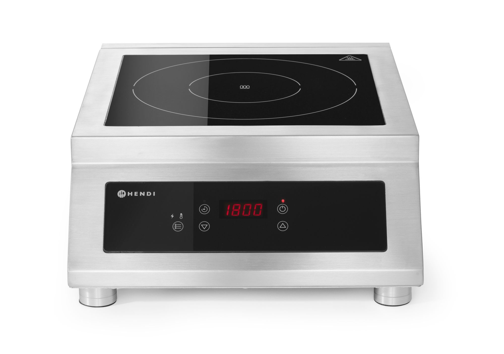 HENDI Inductiekookplaat - 5000W - 400V - 398x525x175 mm - Roestvrij staal