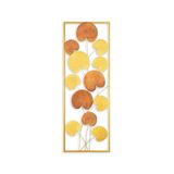 Handgemaakte decoratieve metalen muuraccessoire, 32 x 90 cm, 100% metaal (1,5 mm) | Uniek handgeschilderd ontwerp | Perfect voor Home Decor & Accent Walls