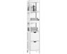 SoBuy Armoire de salle de bain haute