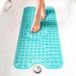 edihome Antislip badmat 100 x 40 cm turquoise
