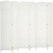 Paravent intérieur en bois 6 panneaux 240 x 170 cm séparateur de pièce pliable pour salon, chambre à coucher, naturel