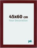 yd. Puzzle lijst 45x60 cm wijnrood geveegd