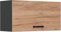 Vicco Hangkast R-Line, Goudkleurig Eiken/Antraciet, 80 cm Plat