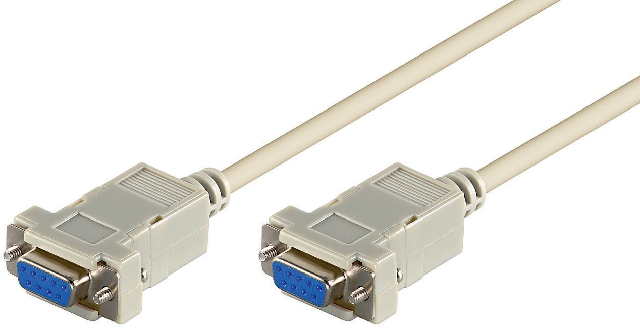 Microconnect SCSENN2 Seriële Kabel Wit 1,8 m DB-9