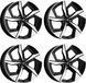Dezent 4 AO donkere velgen, 8.0Jx19, 5x112, geschikt voor Mini Countryman