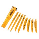 Dewalt 8-delige reciprozaagbladenset DT2442