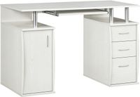 HOMCOM computerbureau - spaanplaat - 120 x 55 x 75 cm - wit