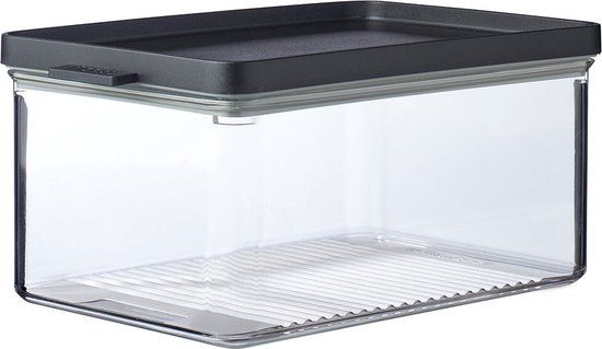 Mepal Omnia Kaasdoos - 2000 ml - Zwart